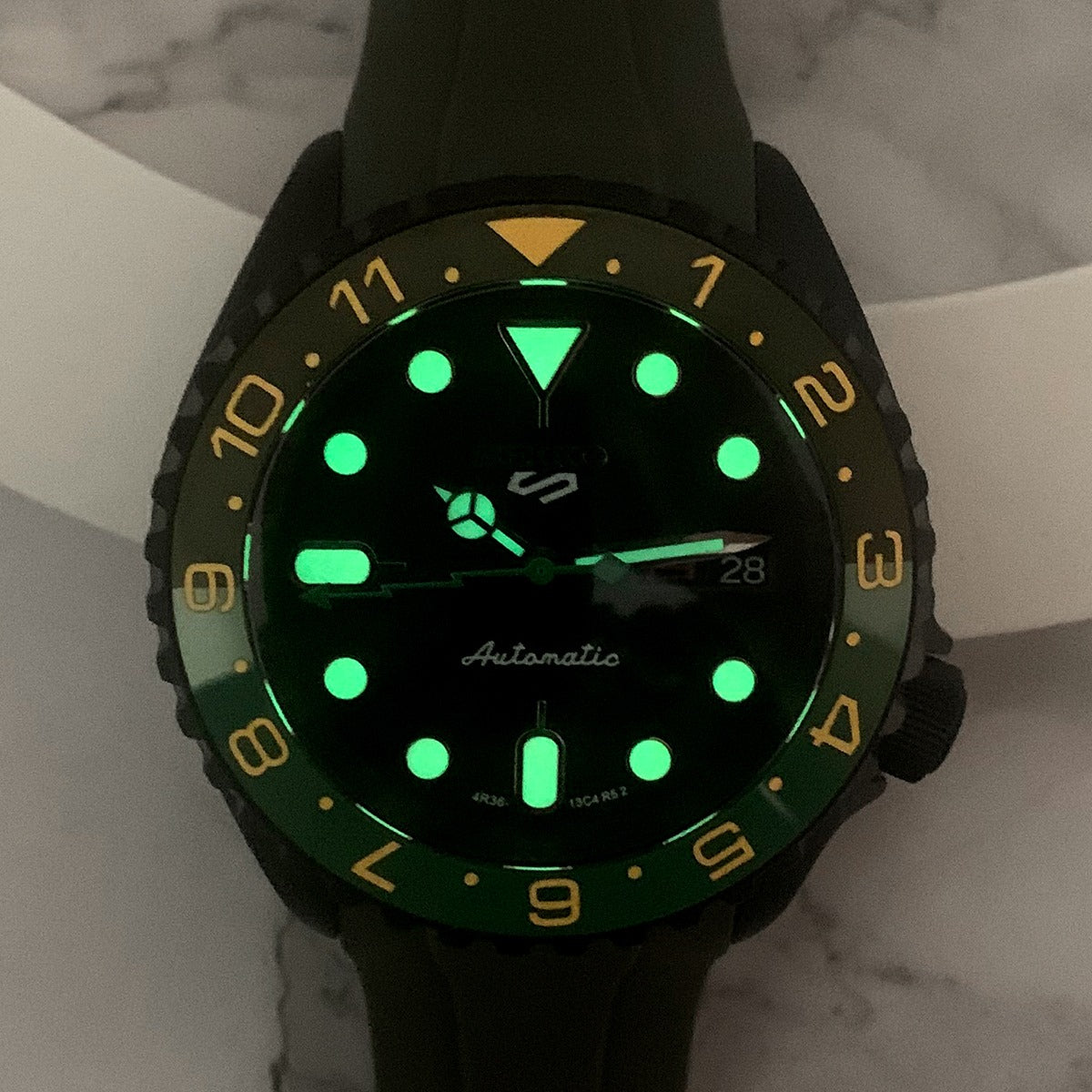 Custom SKX007 Green Style Series Mod